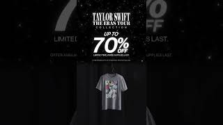 For 48 hours up to 70 off TSTheErasTourCollection at storetaylorswiftcom 🛸 TSTheErasTour [upl. by Lleda]