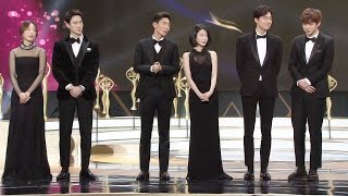 유연석♥서현진 이준기♥이지은 이민호♥전지현 베스트커플상 수상 2016 SAF 연기대상 1부 20161231 [upl. by Owain709]