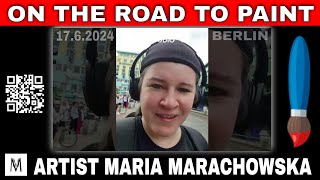 Join Maria Marachowska As She Embarks On An Artistic Journey To Studio 1762024 [upl. by Adnahcir]