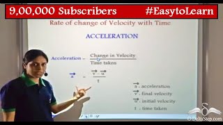 Acceleration  Force and Motion  Physics  Class 7  CBSE  NCERT  ICSE [upl. by Gerard934]