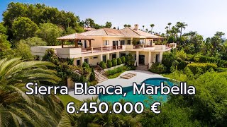 Spectacular villa with sea views for sale in Sierra Blanca Marbella [upl. by Presber]