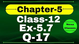 Class 12 Ex 57 Q17 Math  Differentiability  Q17 Ex 57 Class 12 Math  Ex 57 Q17 Class 12 Math [upl. by Ion]