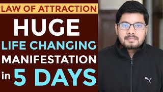 MANIFESTATION 88 HUGE Manifestation in Only 5 Days  How Does Law of Attraction Work [upl. by Auqined814]