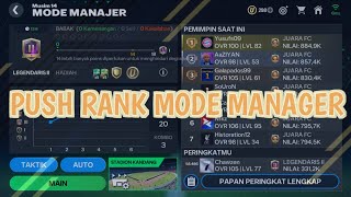 Push Rank Mode Manager Kali Yaa  EA Sports FC Mobile [upl. by Vern]