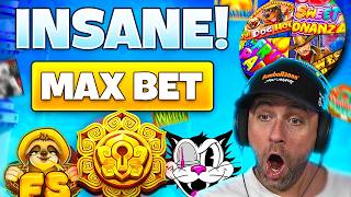 THE MOST INSANE WHEEL DECIDE VIDEO MULTIPLE MAX BET BONUSES Bonus Buys [upl. by Ashford]