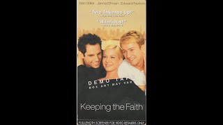 Opening to Keeping the Faith Demo VHS 2000 [upl. by Gridley367]