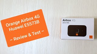 Prezentare test si pareri Airbox 4G Orange  Huawei E5573 4G  cum sa ai net pe tableta si laptop [upl. by Aihsercal]