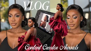 MINI VLOG DSTV CONTENT CREATOR AWARDS 🖤 getting ready reflections feeling grateful  more [upl. by Sudhir]