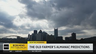 Old Farmers Almanac predicts cold snowy 202324 winter season [upl. by Ayekan]