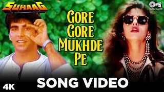 Gore Gore Mukhde Pe Kala Kala Chasma Song  Akshay Kumar  Suhaag  90s Songs  Udit Narayan Alka [upl. by Einra]