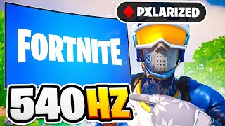 Playing Fortnite On NEW 540Hz Monitor INSANE [upl. by Ikey]