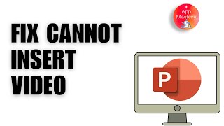 Fix PowerPoint Cannot Insert a Video From the Selected File Verify That the Necessary 64bit Codec [upl. by Nyltiac]