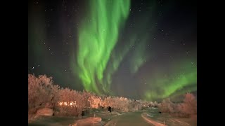 Magical Finland Kilpisjärvi through Polar Night and a day trip to Skibotn Norway [upl. by Ahsineb]