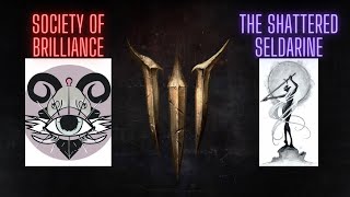 MADE PRE RELEASE The Society of Brilliance analysis and The Shattered Seldarine LORE [upl. by Adnole560]