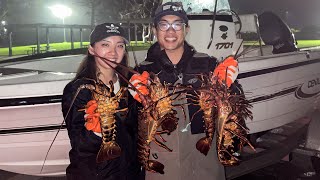 California Lobster Hoop Netting  First Session of the Season [upl. by Puna362]