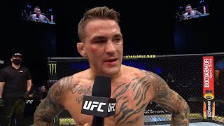 UFC 257 Dustin Poirier Octagon Interview [upl. by Crelin]