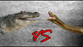 Deinosuchus vs Titanoboa  SPORE [upl. by Kristopher]