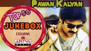 Power Star Pawan Kalyans Top 50 Songs  Jukebox [upl. by Helli]