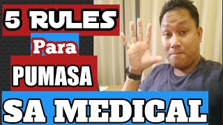 5 RULES Para Pumasa Sa MedicalPaano Hindi Bumagsak Sa PEME PEMEseamanmarinosabit sa medical [upl. by Adnopoz]