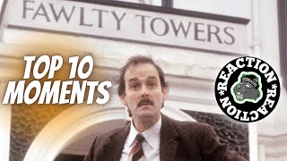 American Reacts to Fawlty Towers Top 10 moments [upl. by Letram]