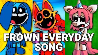 Frowning Critters Song Animated MUSIC VIDEO FROWN EVERYDAY [upl. by Walcoff]