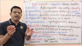 Anticoagulant Part 04 Heparin  Heparin Anticoagulants  Anticoagulants Examples Heparin Drug [upl. by Etireuqram]