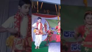 Kannada song dance celebration of kannada Rajyostava dance mastii [upl. by Bergstein]