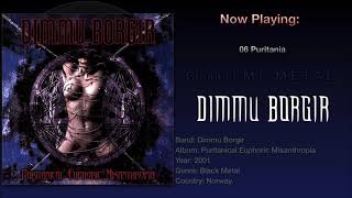 Puritania  Dimmu Borgir 2001 Puritanical Euphoric Misanthropia Album [upl. by Stern513]