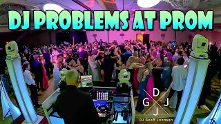 DJGJ Gig Log  DJ Problems At Prom [upl. by Dorcus888]