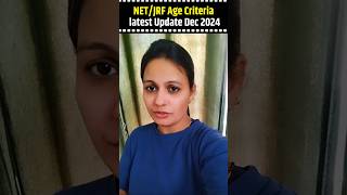 UGC NET Dec 2024 Latest Update  UGC NET  JRF Age Criteria  Priti Mam shorts ugcneteligibility [upl. by Clymer]