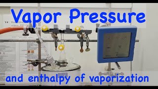 Vapor Pressure and Enthalpy of Vaporization Instructions for a Physical Chemistry Lab Experiment [upl. by Ynavoeg487]