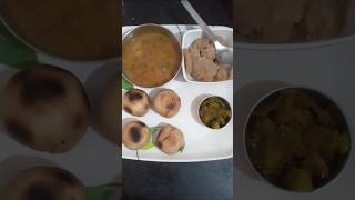 Rajasthani dal bati recipe rajasthanidalbati food cooking shorts trending ruchizkitchen reel [upl. by Adnuahsor]