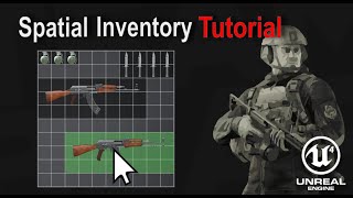 Unreal Engine  Spatial Inventory Tutorial 14 [upl. by Duile]