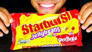 ASMR STARBURST JELLYBEANS ORIGINAL FLAVOR CANDY REVIEW TALKING EATING CHANNEL COMMERCIAL JERRY [upl. by Teriann]