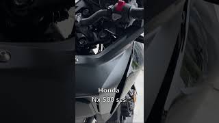 Honda NX 500 Egzoz Sesi shorts honda nx 500 nx500 funny motosiklet vlog trending [upl. by Codi183]