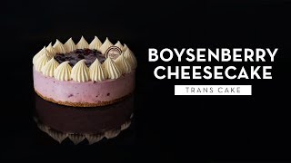 BOYSENBERRY CHEESECAKE  MESSINA GELATO CAKE [upl. by Akilegna749]