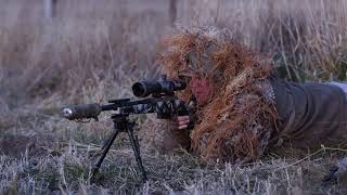 PCP Airgun Coyote Hunt with 30 Rattler [upl. by Nomis]