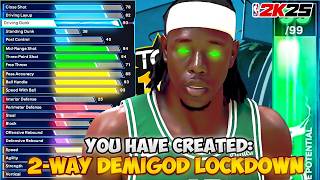 NEW BEST LOCKDOWN BUILD in NBA 2K25 amp BEST JUMPSHOT FOR LOCKDOWNS [upl. by Ertha]