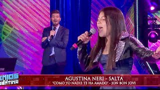 Agustina Neri llegó para entonar “Como yo nadie te ha amado” de Bon Jovi [upl. by Ranie]