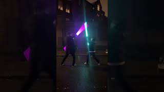 DoubleBladed Lightsabers fight  Nsabers [upl. by Severn]