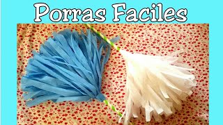 Diy porras con papel crepe [upl. by Etnuahs]