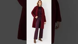 Ann Taylor  Sherpa Cocoon Coat [upl. by Butte]