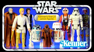 Kenners first 21 Star Wars figures  Are they any good [upl. by Zina731]