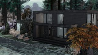 Life amp Death modern house  The Sims 4  no cc  stop motion [upl. by Laresa736]