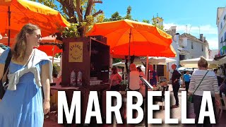 MARBELLA🇪🇦 Old Town Bars amp Restaurants Beautiful Streets April 2024 Costa del Sol Spain 4K [upl. by Solakcin277]