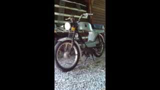 1980 Batavus moped cold start [upl. by Yetti]