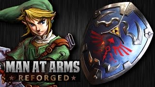 Links Hylian Shield Legend of Zelda  MAN AT ARMS REFORGED [upl. by Nerak]