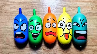 Making GLOSSY Slime with Funny Balloons  Satisfying Slime video [upl. by Siletotsira104]