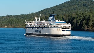 Vancouver Tsawwassen to Victoria Swartz Bay  BC Ferries Spirit of British Columbia・4K HDR [upl. by Morice]