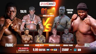 🛑Direct  Arène Nationale  Combats Franc vs Bombardier Talfa vs Youssou Ndour avec Jambaar [upl. by Irrac]